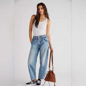 MOTHER The Curbside Dart Ankle, Salt Of The Earth, Size 27